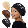 💖Hot 50% OFF🌹 3-Piece Stretchy Wide-Edge Sleeping Cap Set