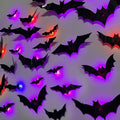 🎁🔥 3D Bat Light Design LED Decorations （contains three sizes: large, medium and small）