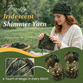 🧶Aran Wool 'Firefly' Iridescent Shimmer Yarn: A Touch of Magic in Every Stitch💫