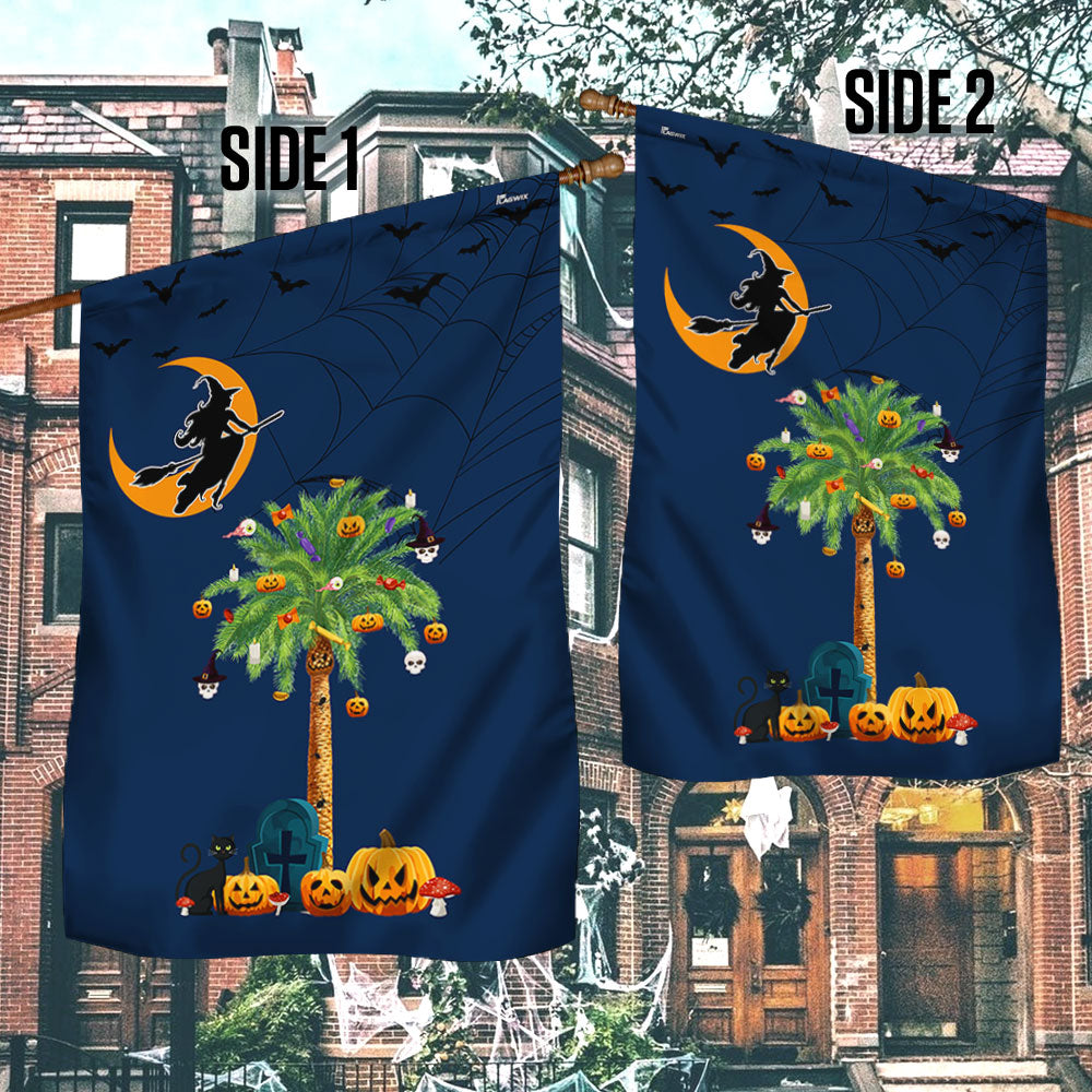 Halloween Witchcraft Pumpkins Palm Tree South Carolina Flag 3-Day Shipping