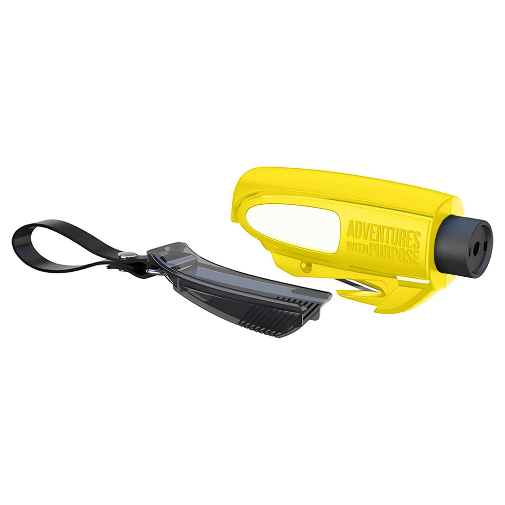 2-in-1 Emergency Window Breaker & Seatbelt Cutter — Lifetime Warranty