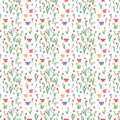 Dear Sweethearts Flowers, Bows & Polka Dots Yardage – Multi | American Jane | In Stock