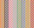 Dear Sweethearts Alphabet & Plaid Stripe Yardage – Multi | American Jane | In Stock