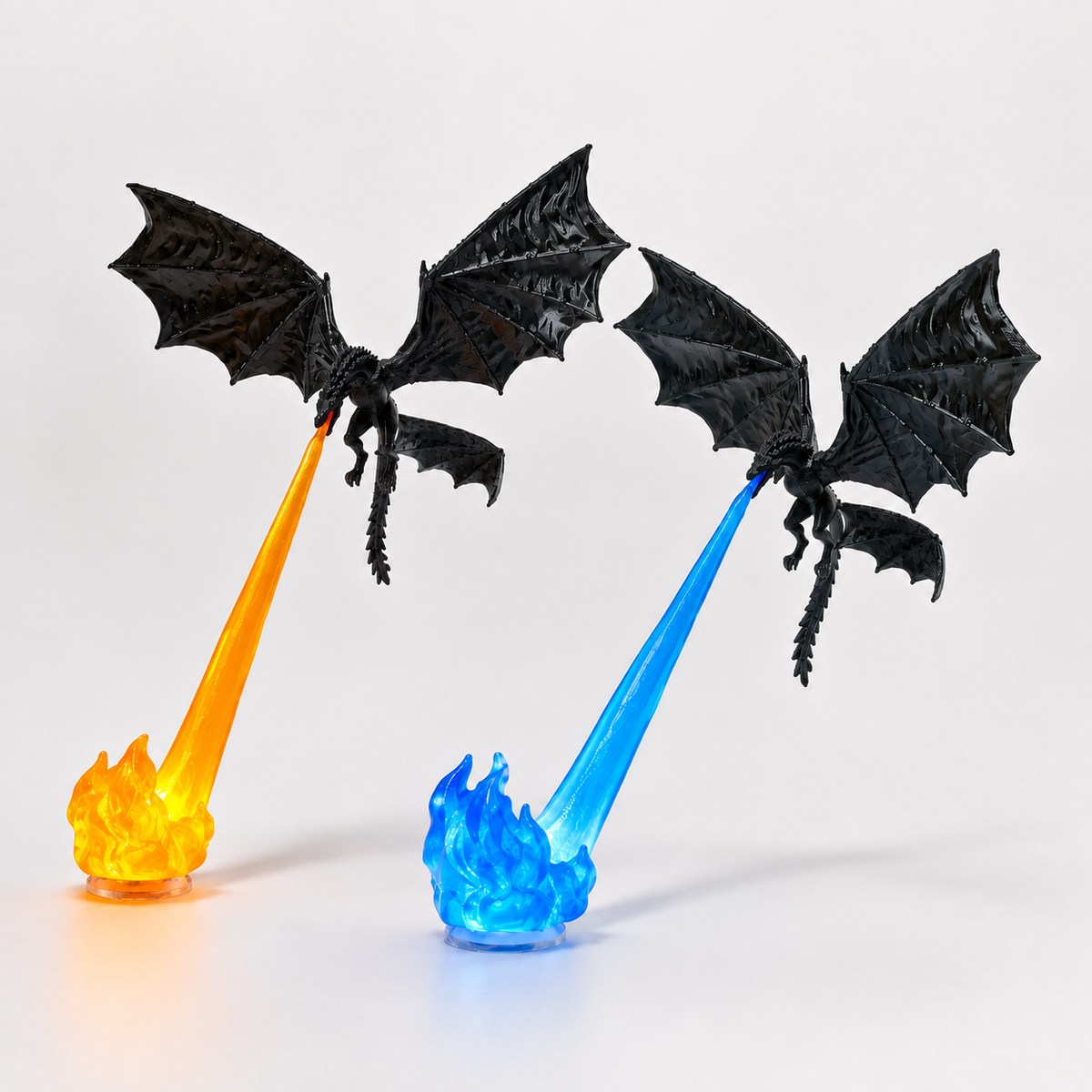 Dragon Breath LED Display Lamp – Fire & Ice Fantasy Dragon Decor