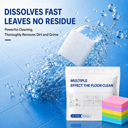 The Floor Cleaning Tablets Multi - functional in One Anti bacterial ·Deodorization · Maintenance