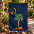 Halloween Witchcraft Pumpkins Palm Tree South Carolina Flag 3-Day Shipping