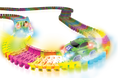 Twister Tracks 221 (11 feet) Neon Glow Track + 1 Car Set