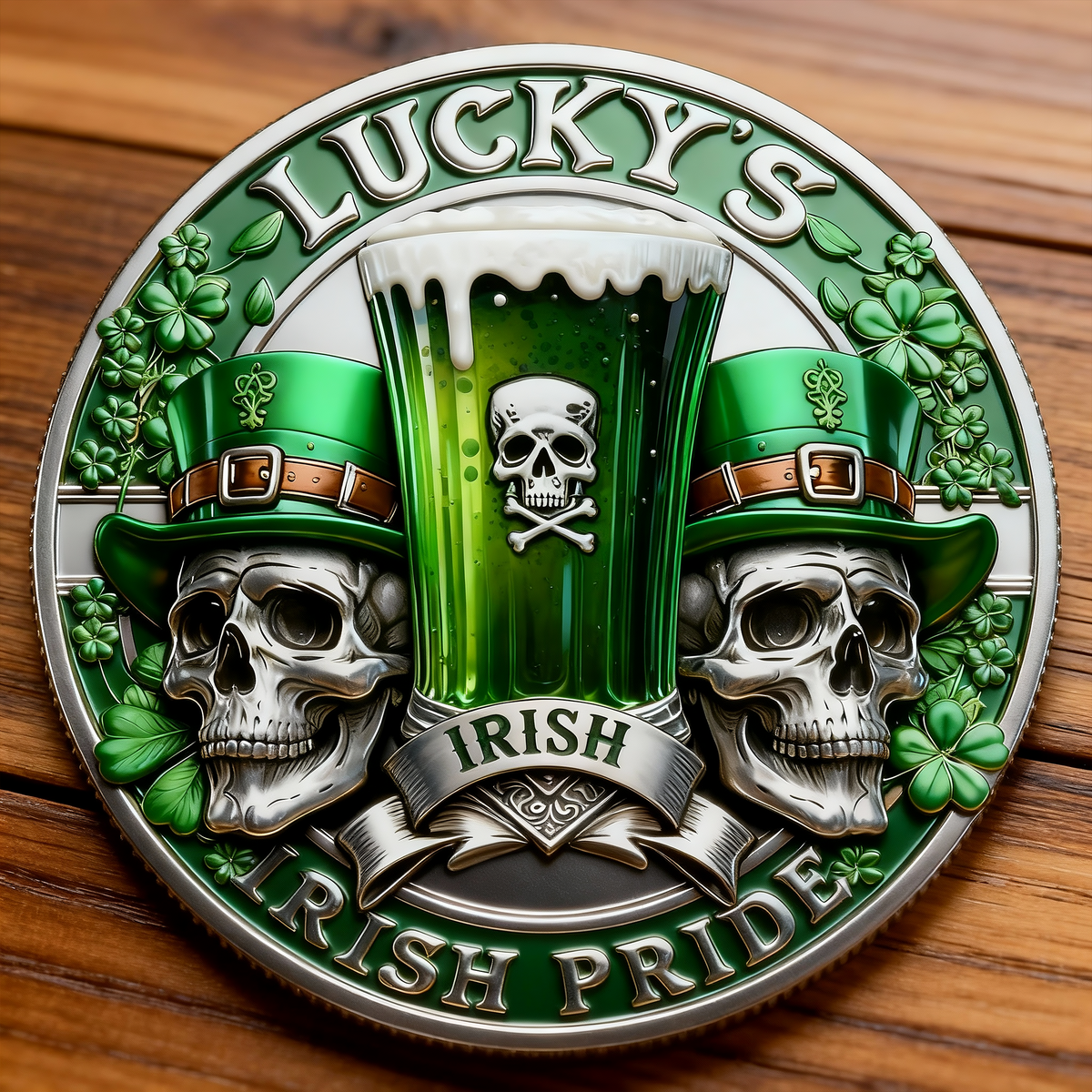 🏆Flash Sale 60% OFF -LUCKY’S — St. Patrick’s Day Irish Pride Commemorative Coin