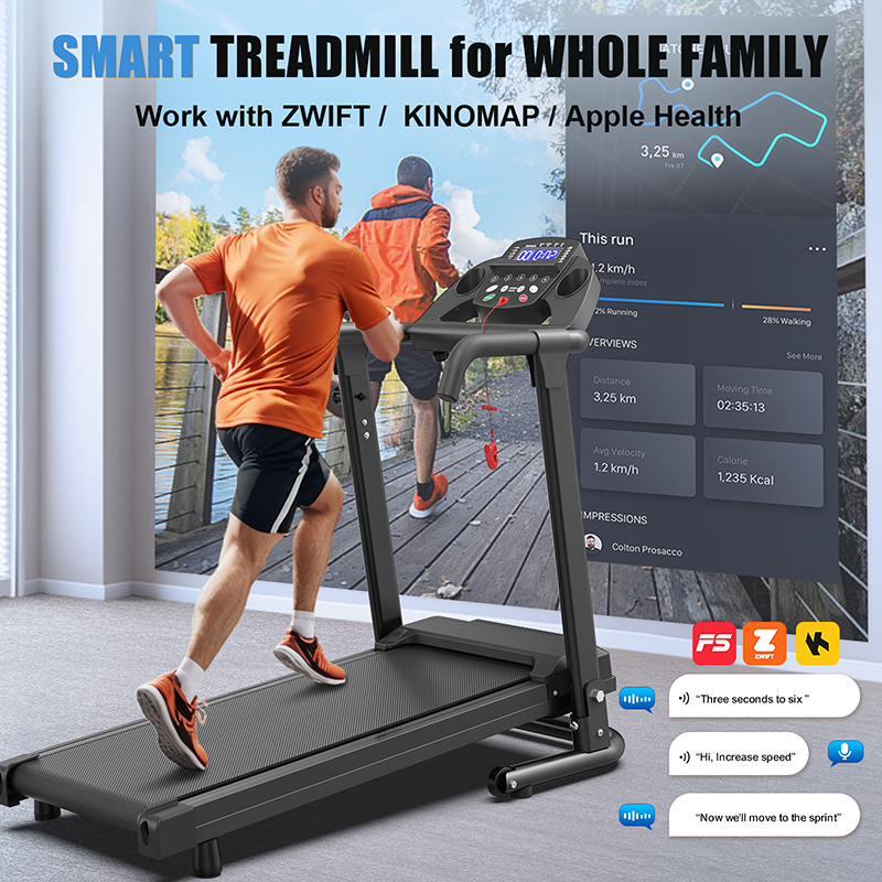 Foldable Treadmill with App Control