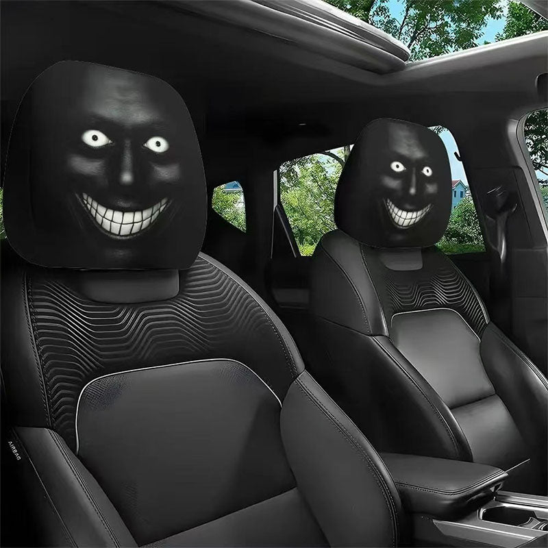 Halloween Horror-Themed Car Headrest Cover