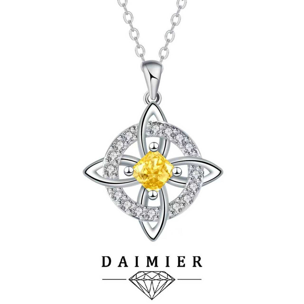 Mystical Birthstone Witches Knot Necklace – 🔮💞Protect Your Loved Ones