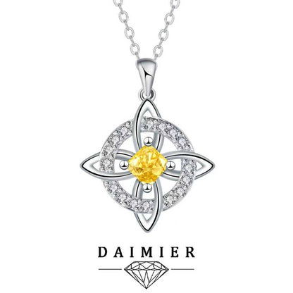 Mystical Birthstone Witches Knot Necklace – 🔮💞Protect Your Loved Ones