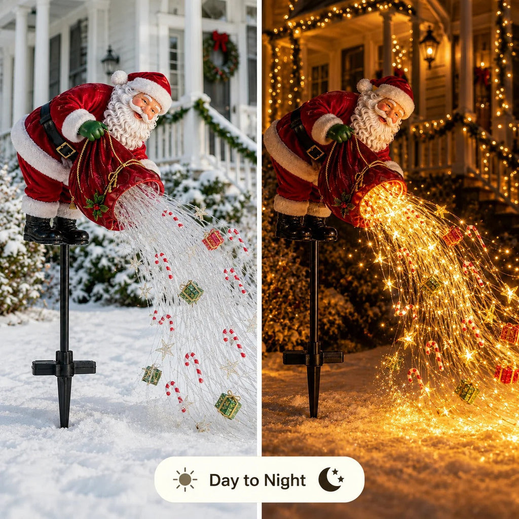 🎅Christmas Early Discount 49% Off 🎁 Santa's Magic Pour – Flowing LED Christmas Garden Light