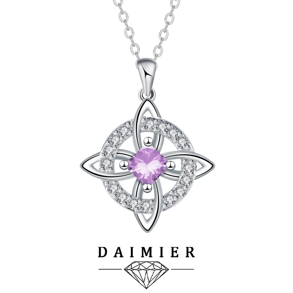 Mystical Birthstone Witches Knot Necklace – 🔮💞Protect Your Loved Ones