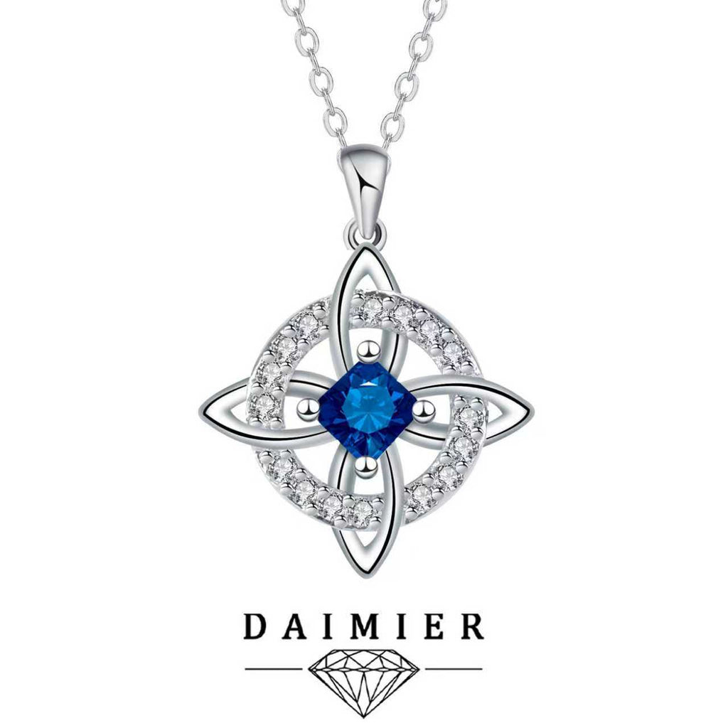 Mystical Birthstone Witches Knot Necklace – 🔮💞Protect Your Loved Ones