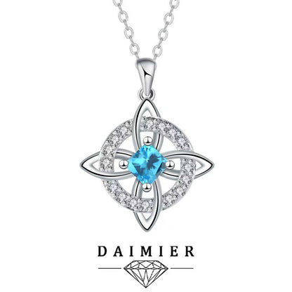 Mystical Birthstone Witches Knot Necklace – 🔮💞Protect Your Loved Ones