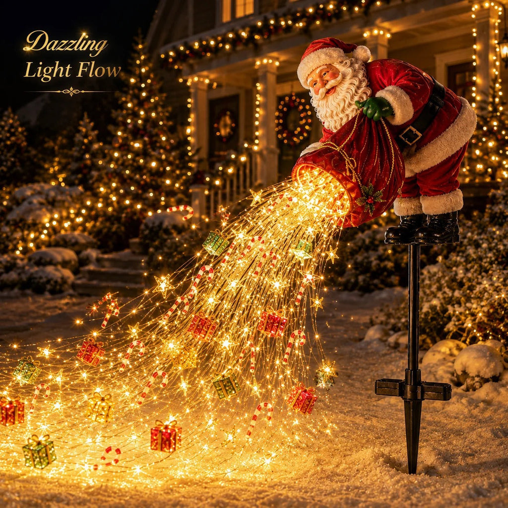 🎅Christmas Early Discount 49% Off 🎁 Santa's Magic Pour – Flowing LED Christmas Garden Light