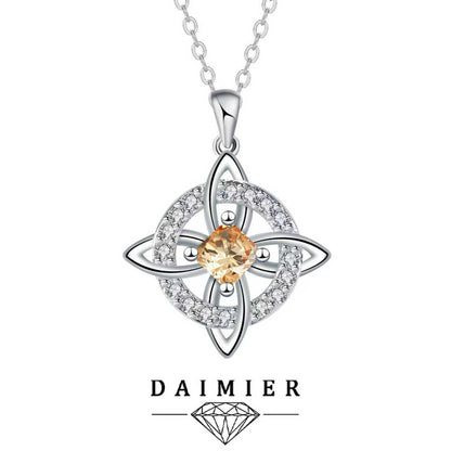 Mystical Birthstone Witches Knot Necklace – 🔮💞Protect Your Loved Ones