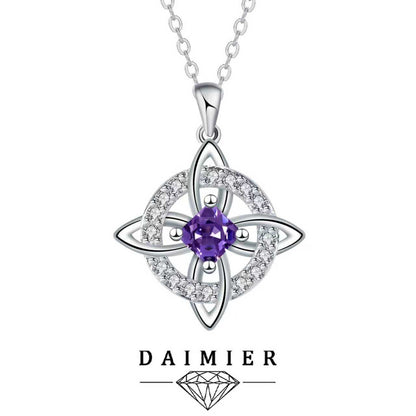 Mystical Birthstone Witches Knot Necklace – 🔮💞Protect Your Loved Ones