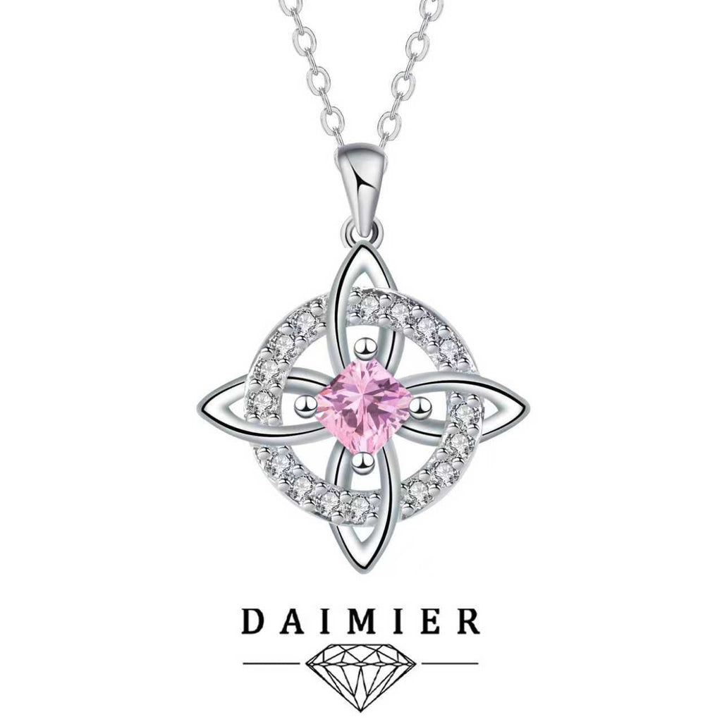 Mystical Birthstone Witches Knot Necklace – 🔮💞Protect Your Loved Ones