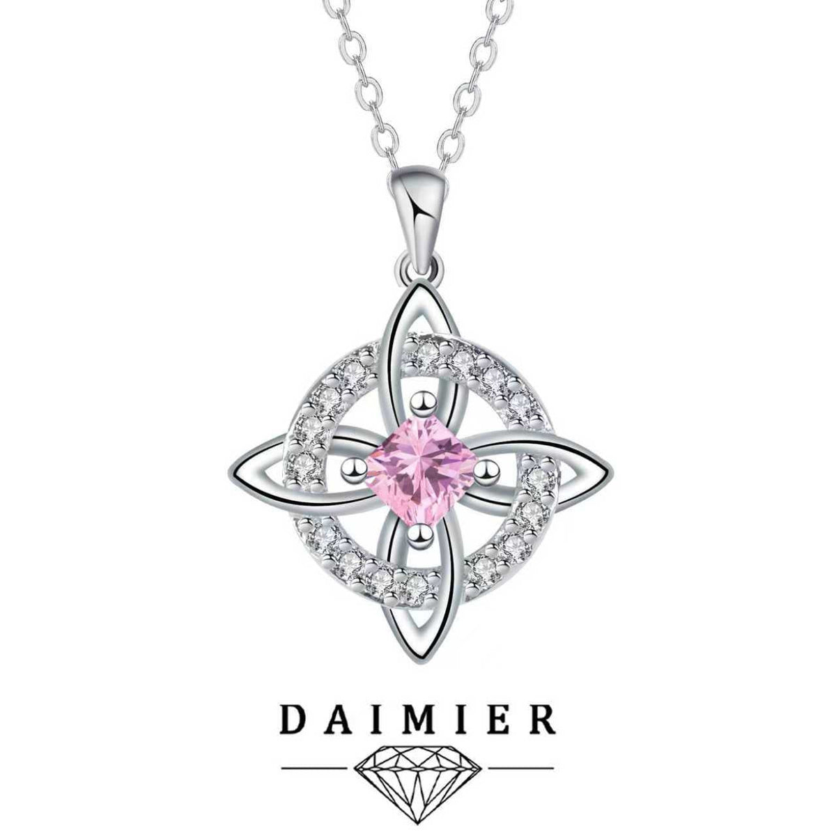 Mystical Birthstone Witches Knot Necklace – 🔮💞Protect Your Loved Ones