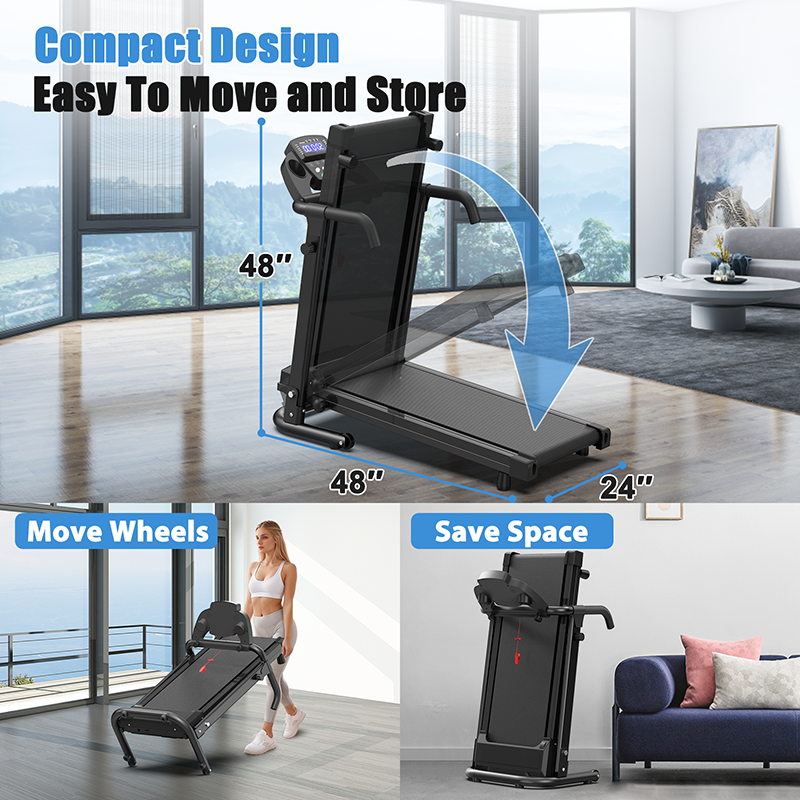 Foldable Treadmill with App Control
