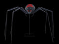 8' Black Widow Spider Decoration