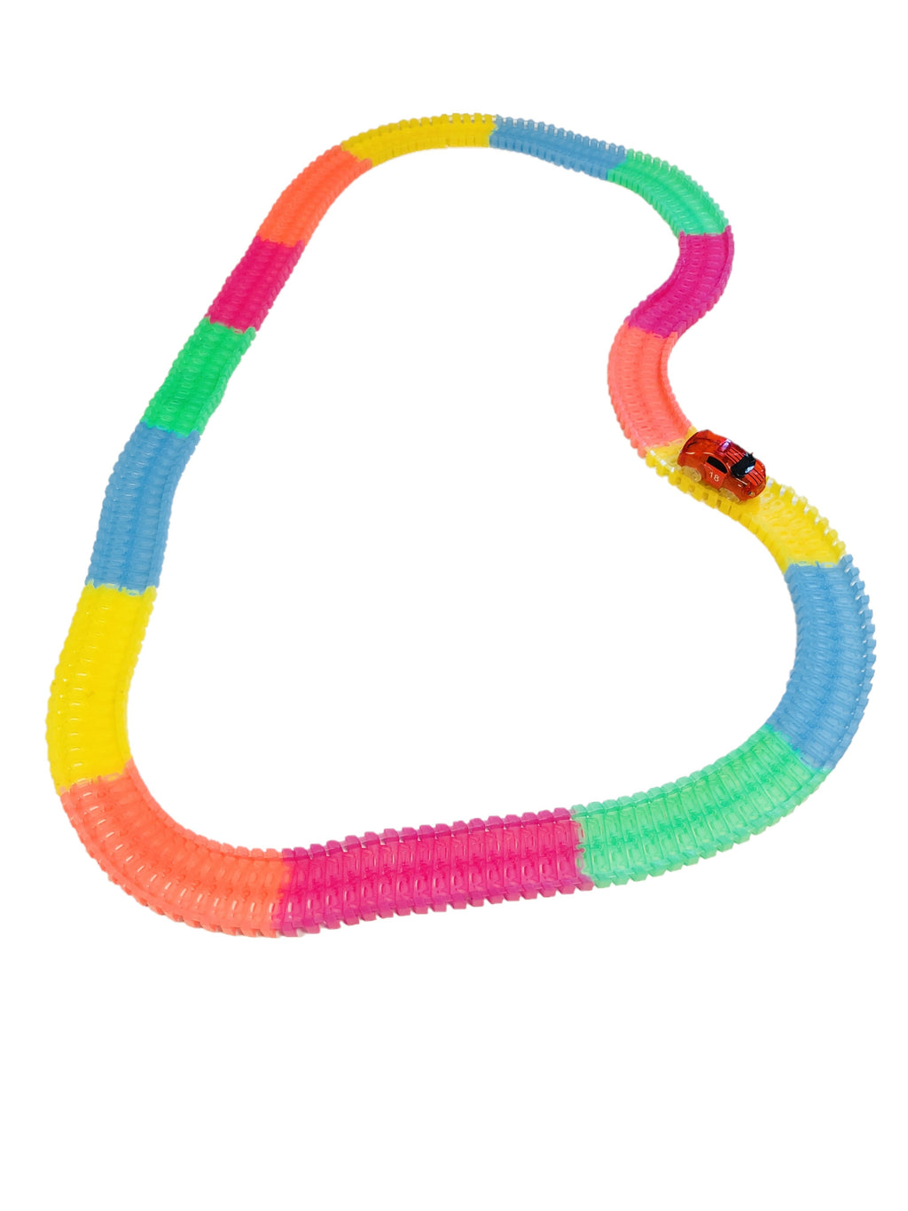 Twister Tracks 221 (11 feet) Neon Glow Track + 1 Car Set