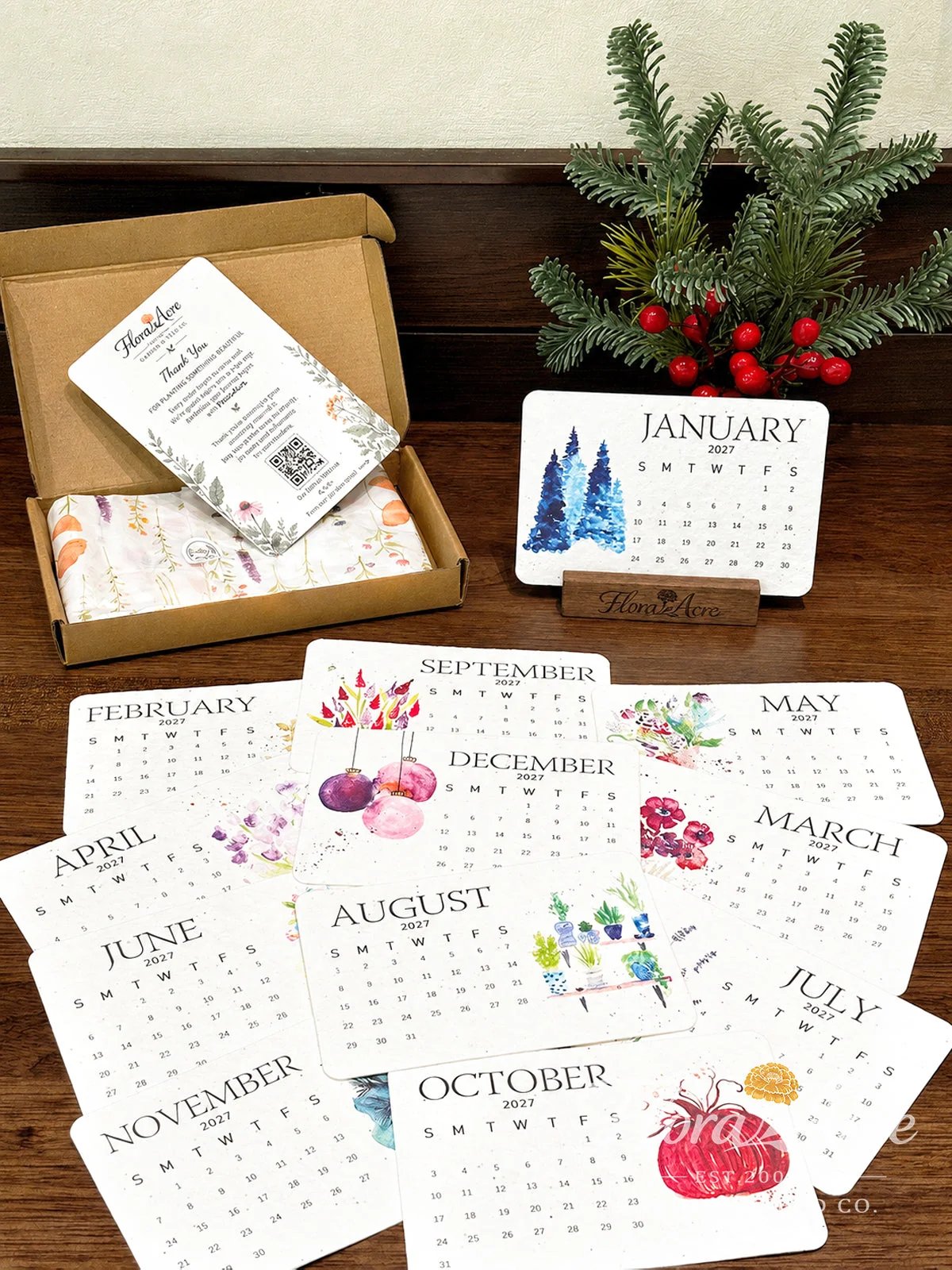 🌱Eco-Friendly Plantable Timeless Seed Calendar 2027 ✨ Plan • Plant • Grow • Enjoy