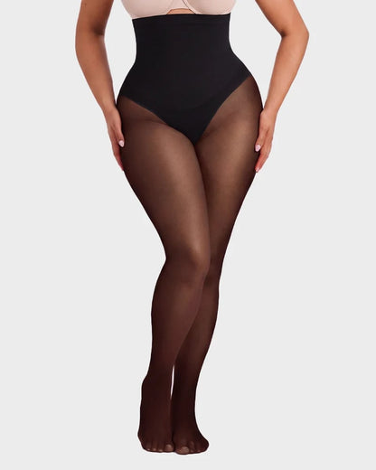 🔥Last Day 50% OFF - High-Waisted Floral Lace Shaping Tights