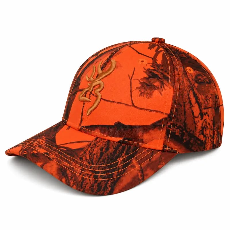 Embroidered Camo Baseball Cap for Men & Women