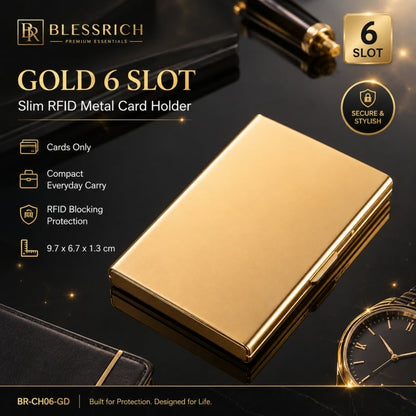 💳RFID Blocking Metal Card Holder