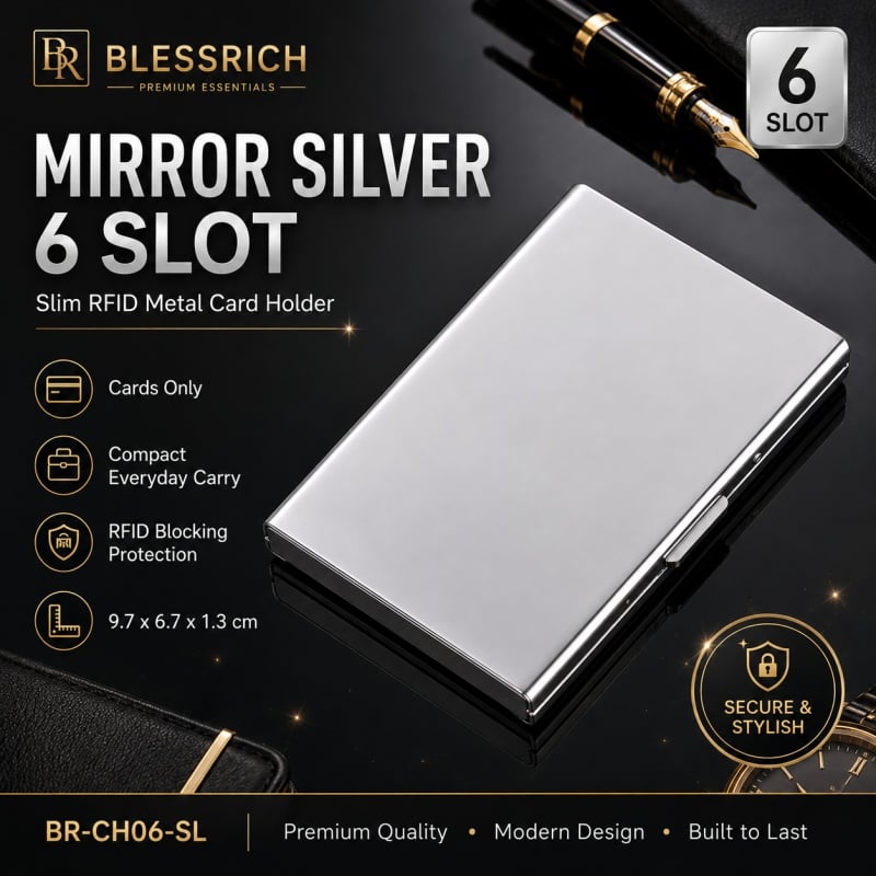 💳RFID Blocking Metal Card Holder