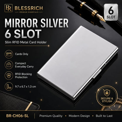 💳RFID Blocking Metal Card Holder