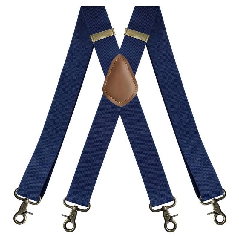 📏 Adjustable Work Suspenders | Classic X-Back Support