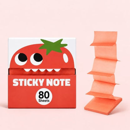🔥 Buy 1 Get 1 Free ✨ Fruit Monster Pop-Up Sticky Notes 🍋🍏
