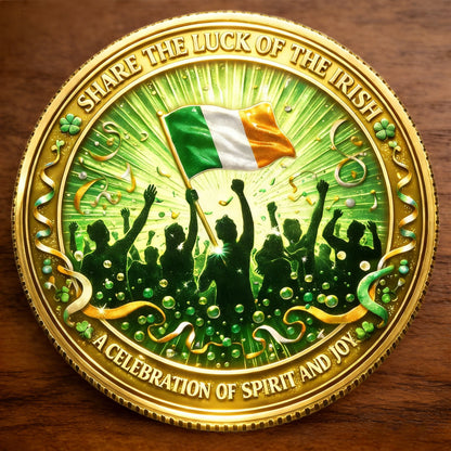 St. Patrick's Day Commemorative Coin – A Celebration of Luck, Heritage, and Spirit