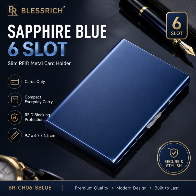 💳RFID Blocking Metal Card Holder