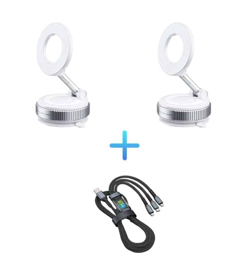 🔥Buy More Save More🔄360° Adjustable Vacuum Magnetic Phone Holder📱🚗