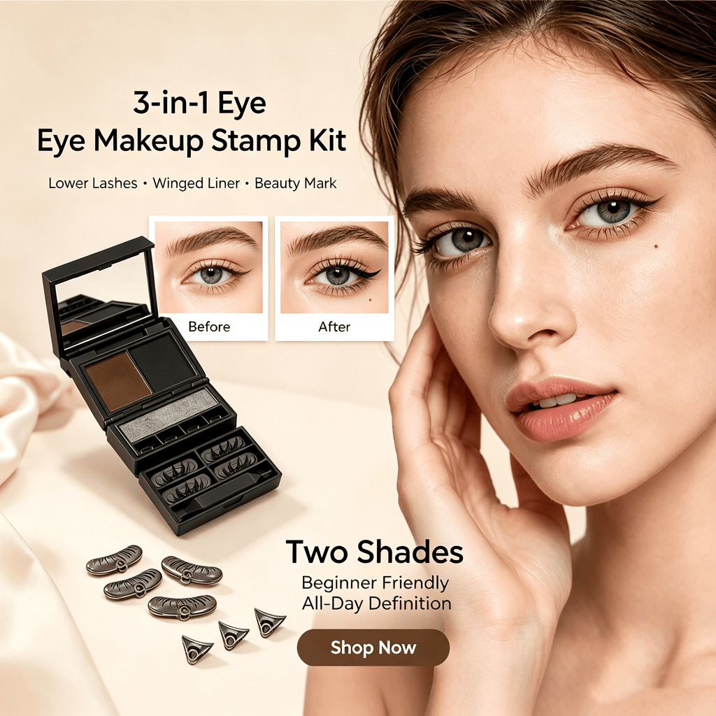 💖Hot 50% OFF🌹Black Box 3‑in‑1 Eye Makeup Stamp Kit