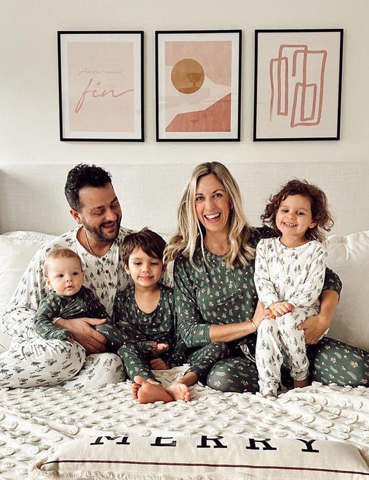 Christmas Tree Matching Family Christmas Pajamas-Dog Pajamas Included