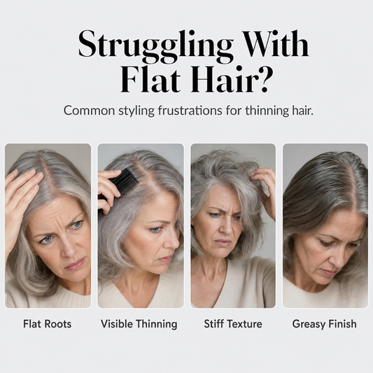 🎉50% Off! 👩 Peach-scented volumizing & setting spray—for lightweight. bouncy hair and long-lasting hold.
