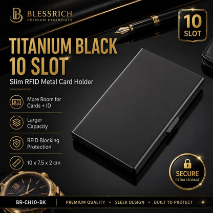 💳RFID Blocking Metal Card Holder