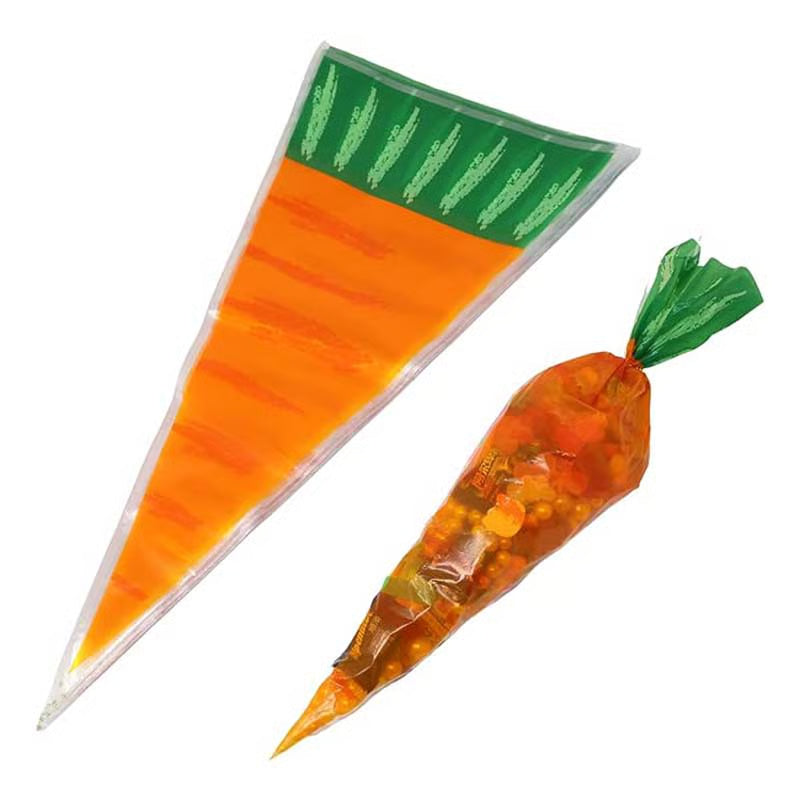 Carrot Print Plastic Bag