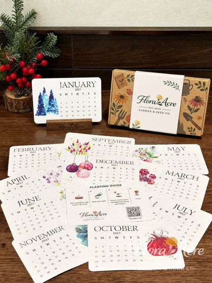 🌱Eco-Friendly Plantable Timeless Seed Calendar 2027 ✨ Plan • Plant • Grow • Enjoy