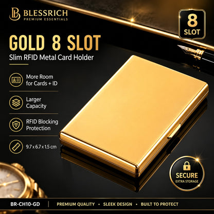 💳RFID Blocking Metal Card Holder
