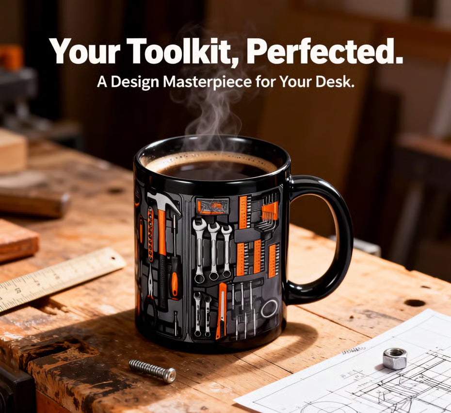 🔥Christmas Limited-Time Offer: 50% OFF!!!🔥⚡Mechanic Toolbox Mug