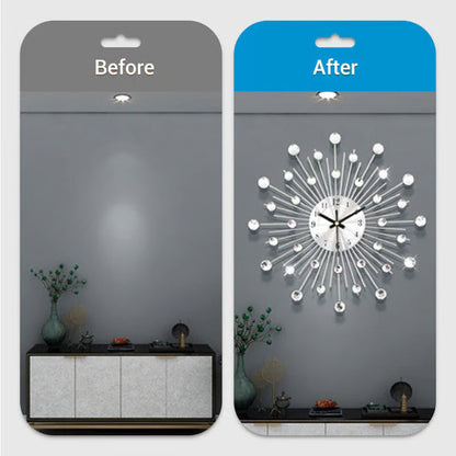 Creative Wall Clock for Living Room Decoration