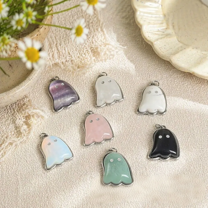 Cute Ghost Pendant Necklace