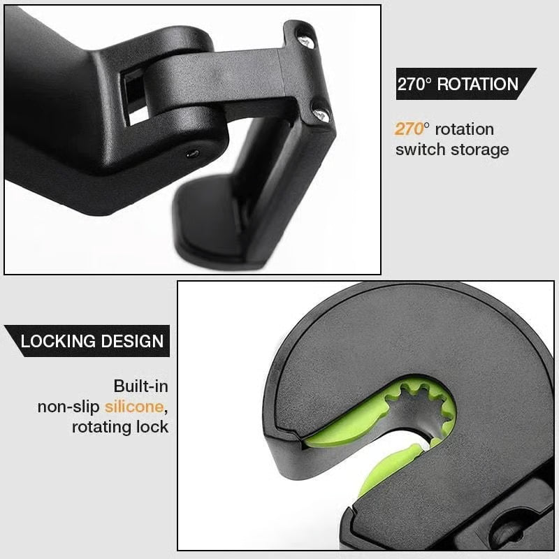 2 in 1 Car Headrest Hidden Hook